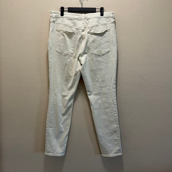 Universal Thread Goods Co. High Rise Skinny Jeans White Cotton Button-Fly 14 32B - Picture 3 of 8